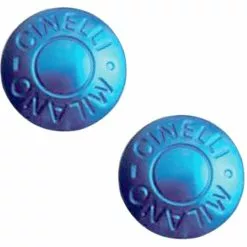 Cinelli - Milano Road Handlebar End Plugs -Vitus Salgsbutik Cinelli Milano Road Handlebar End Plugs Bar Ends Blue CNA55B