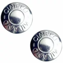 Cinelli - Milano Road Handlebar End Plugs -Vitus Salgsbutik Cinelli Milano Road Handlebar End Plugs Bar Ends Silver CNA55