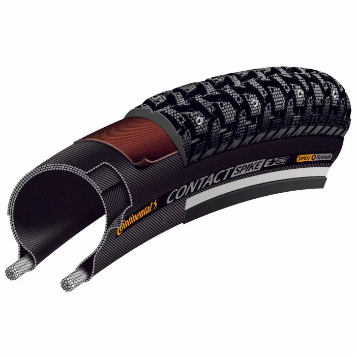 Continental Contact Spike 240 Wire Bead Tyre 5 Continental Contact Spike 240 Wire Bead Tyre - Billede 3