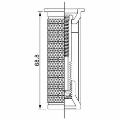 Deda Expander Bung 9 Deda Expander Bung -Vitus Salgsbutik Deda Expander Bung Headsets Black Silver DZE1 3