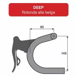 Deda Zero100 Deep Bar -Vitus Salgsbutik Deda Zero100 Deep Bar Internal Black DBE46DA 0