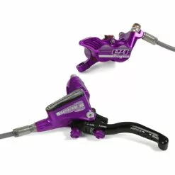 Hope Tech 3 E4 Disc Brake (Without Rotor) -Vitus Salgsbutik Hope Tech 3 E4 Brake No Rotor Disc Brake Callipers Purple 2019 T3E4PUBFR