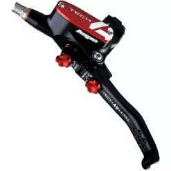 Hope Tech 4 V4 Brake - No Rotor -Vitus Salgsbutik Hope Tech 4 V4 Brake No Rotor Disc Brake Callipers Black Red T4V4RL 0