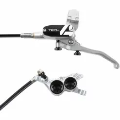 Hope Tech 4 V4 Brake - No Rotor -Vitus Salgsbutik Hope Tech 4 V4 Brake No Rotor Disc Brake Callipers Silver Black T4V4ZSNL