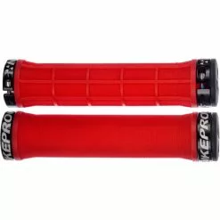 Nukeproof Neutron Half Waffle Lock On Greb -Vitus Salgsbutik Nukeproof Neutron Half Waffle Lock On Grip Bar Grips Red NotSet 5056097003474 0