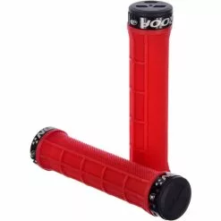 Nukeproof Neutron Half Waffle Lock On Greb -Vitus Salgsbutik Nukeproof Neutron Half Waffle Lock On Grip Bar Grips Red NotSet 5056097003474