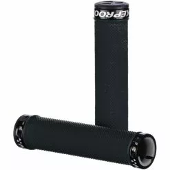 Nukeproof Neutron Knurled Lock On Greb -Vitus Salgsbutik Nukeproof Neutron Knurled Lock On Grip Bar Grips Black NotSet NP15GRPELMKNBLK 1