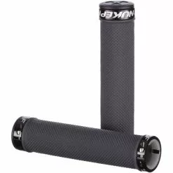 Nukeproof Neutron Knurled Lock On Greb -Vitus Salgsbutik Nukeproof Neutron Knurled Lock On Grip Bar Grips Grey NotSet 5056097003450 1