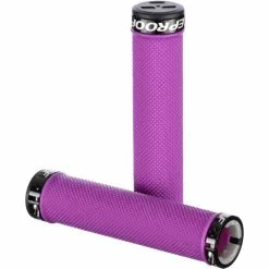 Nukeproof Neutron Knurled Lock On Greb -Vitus Salgsbutik Nukeproof Neutron Knurled Lock On Grip Bar Grips Purple NotSet 5056097003467 1