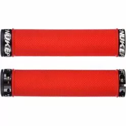Nukeproof Neutron Knurled Lock On Greb -Vitus Salgsbutik Nukeproof Neutron Knurled Lock On Grip Bar Grips Red NotSet 5056097003429 2