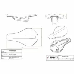 Repente Magnet Grip Saddle -Vitus Salgsbutik Repente Magnet Technical 1000x1000
