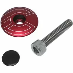 Cinelli Top Cap With Bolt And Plug -Vitus Salgsbutik prod178890 Red NE 01