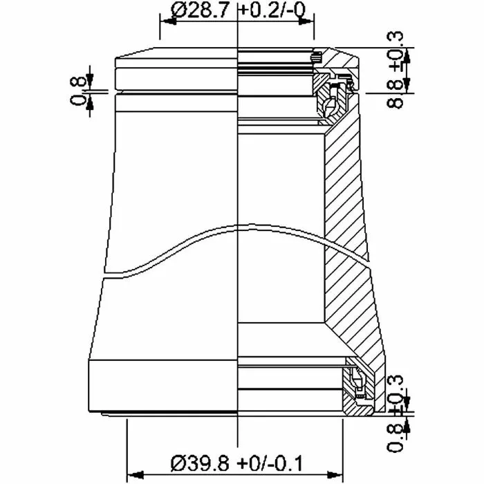 Deda In-5 Int Alloy Headset 4 Deda In-5 Int Alloy Headset - Billede 2