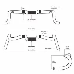 Deda Gera Handlebar 13 Deda Gera Handlebar -Vitus Salgsbutik tech